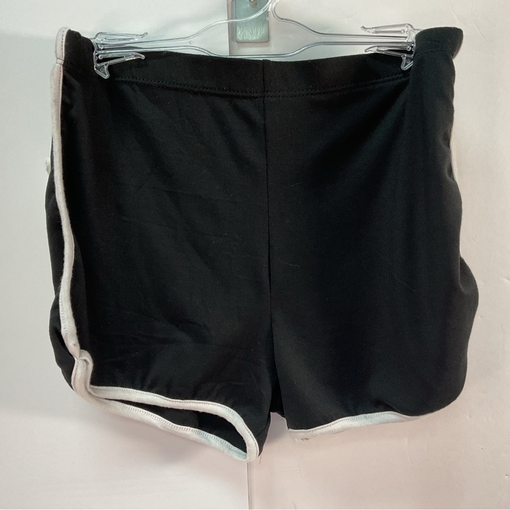 Black Women's Shorts with White Trim